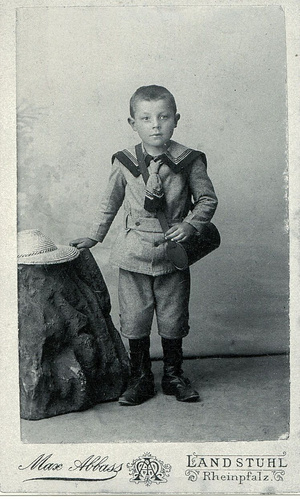 Otto Feick ca. 10 oder  11 Jahre